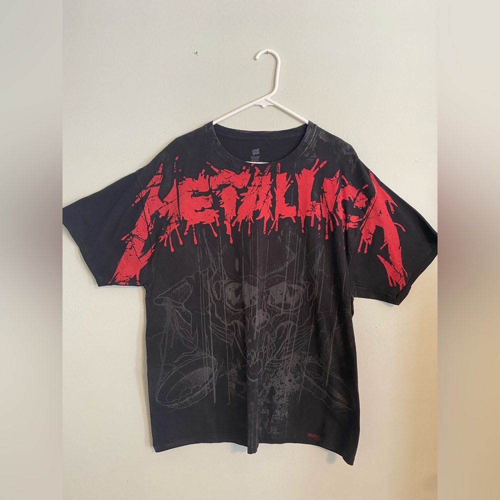 Vintage inspired Metallica rock brand tee
